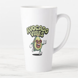 Lustige Sonnenbrille Avocado Milchtasse