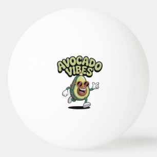 Lustige Sonnenbrille Avocado Tischtennisball