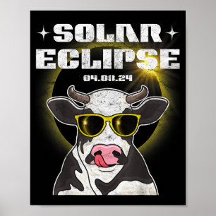 Lustige Sonnenfinsternis Amerika Totalität Totale Poster