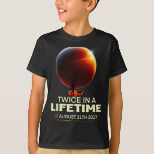 Lustige Sonnenfinsternis Zweimal Lebenslange Sonne T-Shirt