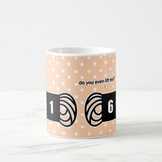 lustige sperrige Turnhalle des Strickgarnes des Tasse (Mittel)
