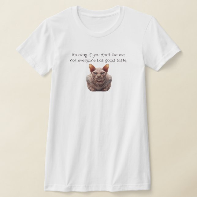 Lustige Sphynx-Katze T-Shirt (Ablage )