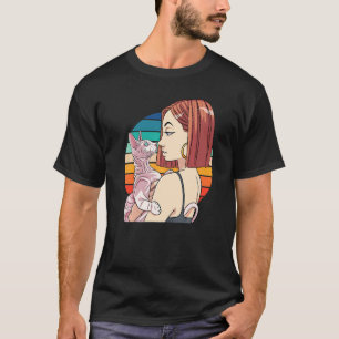 Lustige Sphynx-Katzenmutter Süße Haustier Kätzchen T-Shirt