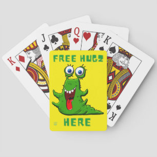 lustige Spielkarten "FREE HUGZ..."