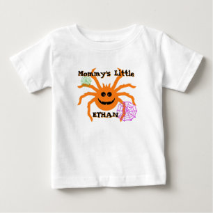 Lustige Spinne Halloween 2026 personalisierter Kle Baby T-shirt