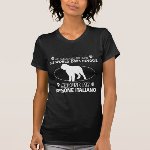 Lustige spinone Italienerentwürfe T-Shirt