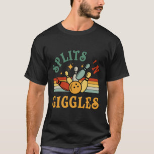 Lustige Splits n Kicher Bowling-Mannschaft Männer  T-Shirt