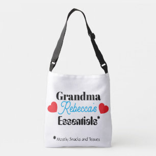 Lustige sportliche Oma essentielle personalisierte Tragetaschen Mit Langen Trägern