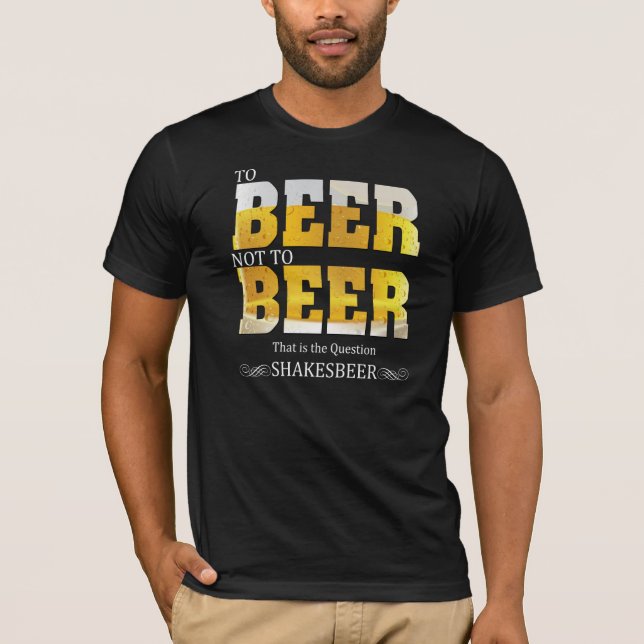 Lustige Sprüche | Bier oder nicht Bier T-Shirt (Vorderseite)