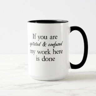 Lustige Sprüche Bürovorstand zitieren Kaffeebeutel Tasse