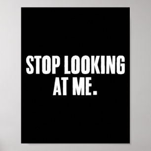 Lustige Sprüche Dark Humor Witz Stop Darsteller Poster