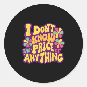 Lustige Sprüche, die ich nicht kenne, Runder Aufkleber