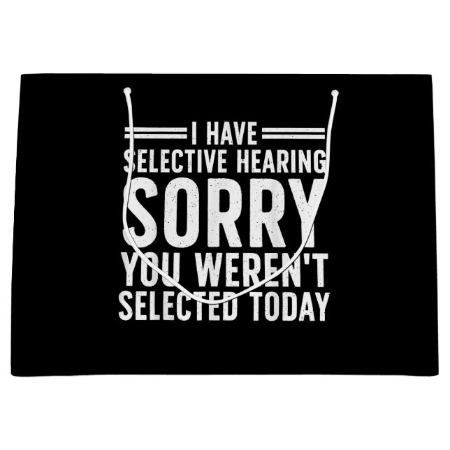 Lustige Sprüche Kunst für sarkastische Menschen Mä Große Geschenktüte (Vorderseite)