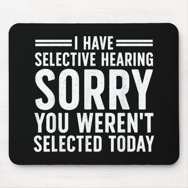 Lustige Sprüche Kunst für sarkastische Menschen Mä Mousepad (Vorne)