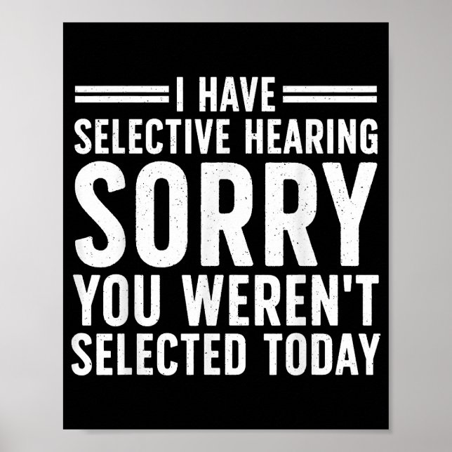 Lustige Sprüche Kunst für sarkastische Menschen Mä Poster (Vorne)