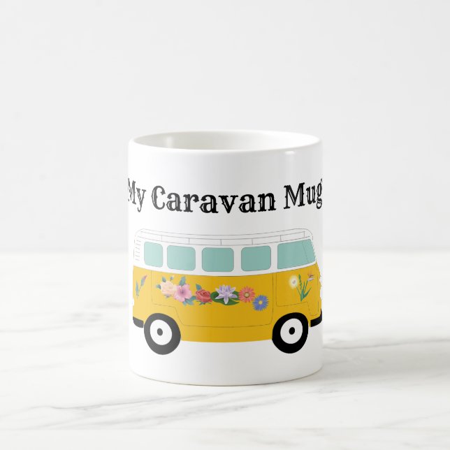 Lustige Sprüche meine Caravan Camping Kaffee Tasse (Mittel)