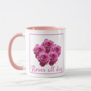 Lustige Sprüche über Rose und Liebe Tasse