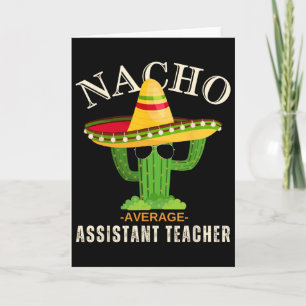 Lustige Sprüche Vintage Nacho Durchschnittlicher S Karte