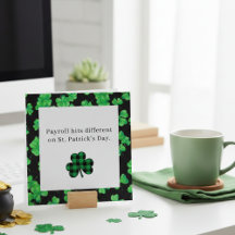 Lustige St. Patrick’s Day-Abrechnungskarte für Kol