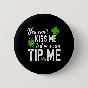 Lustige St. Patricks Day Bedienung Rtender Kellner Button