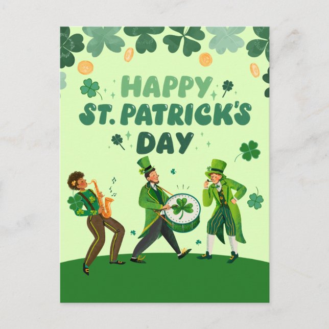 lustige St. Patricks Day Einladungen (Vorderseite)