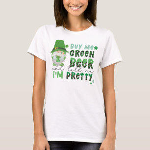 lustige St Patrick's Day Gnomie Geschenke für Frau T-Shirt