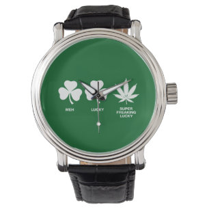 Lustige St. Patricks-Party für Männer  Armbanduhr