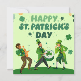 lustige St. Patricks-Tag-Einladungen Feiertagskarte