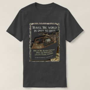 Lustige Steampunk Flugmaschine T-Shirt