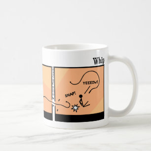 Lustige Stickman Peitsche-Tasse Kaffeetasse
