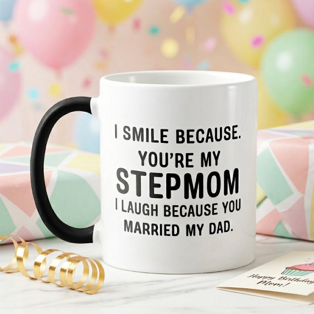 Lustige Stiefmutter Kaffeetasse Bonus-Mutter Gebur (Von Creator hochgeladen)