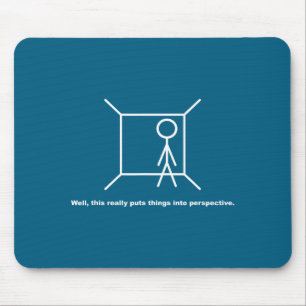 Lustige Stockfigur Pun Novelty Sarkastischer Coole Mousepad