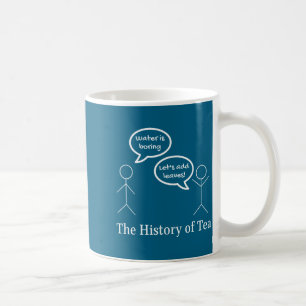 Lustige Stockfiguren Wortwitz - Die Geschichte des Kaffeetasse