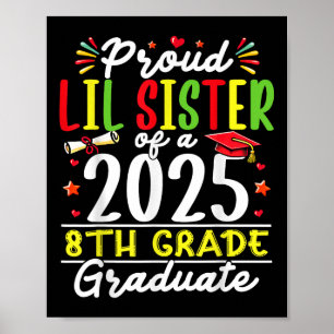 Lustige stolze kleine Schwester eines Cl von 2025 Poster