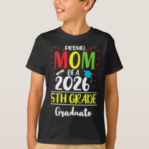 Lustige stolze Mutter eines Absolventen der Klasse T-Shirt