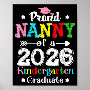 Lustige stolze Nanny einer Kindergartenklasse 2026 Poster