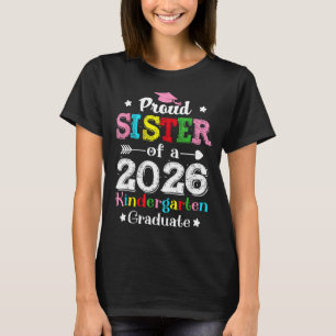 Lustige stolze Schwester eines Kindergartenabsolve T-Shirt