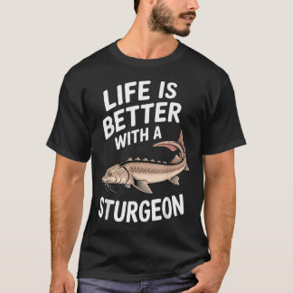 Lustige Stör-Kunst für Fisch-Stör-Fans T-Shirt