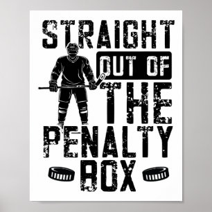 Lustige Strafbank für Eishockey  Poster