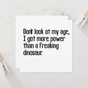 lustige, strenge Redewendungen im Alter Einladung