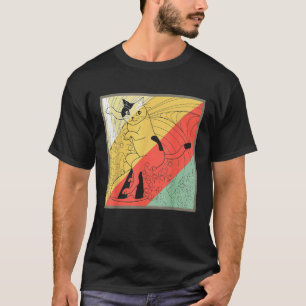 Lustige Surfcate Süßes Vintage-Surf-T-Shirt T-Shirt