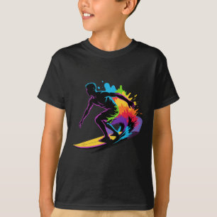 Lustige Surfkunst für Männer Frauen Kinder Surflie T-Shirt