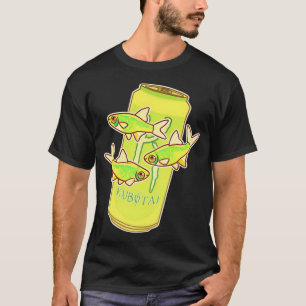 Lustige süße Axolotl laufende Haustierfischliebhab T-Shirt