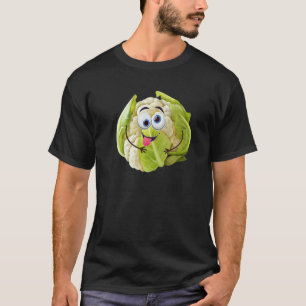 Lustige süße Blumenkohl-Designs Gemüse-Liebhaber V T-Shirt