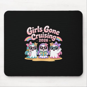 Lustige süße Geister Mädchen auf Kreuzfahrt 2026 U Mousepad