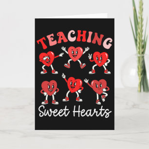 Lustige Süße Herzen Valentinstag Für Lehrer Kind Karte