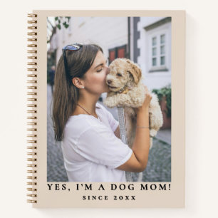 Lustige Süße Individuelle Hundemutter Ein Foto Hau Notizbuch