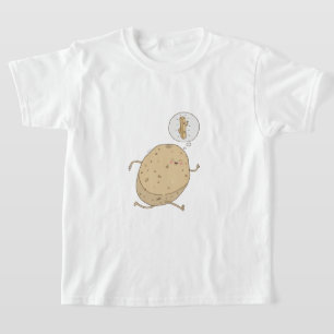Lustige süße laufende Kartoffel von somoh T-Shirt
