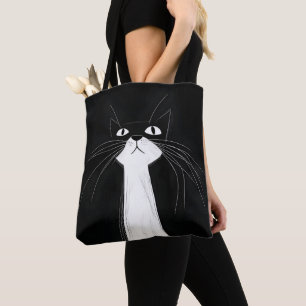 Lustige süße schwarze Katze