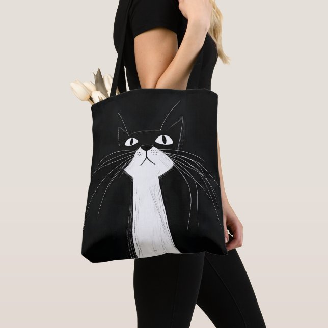 Lustige süße schwarze Katze (Von Nahem)